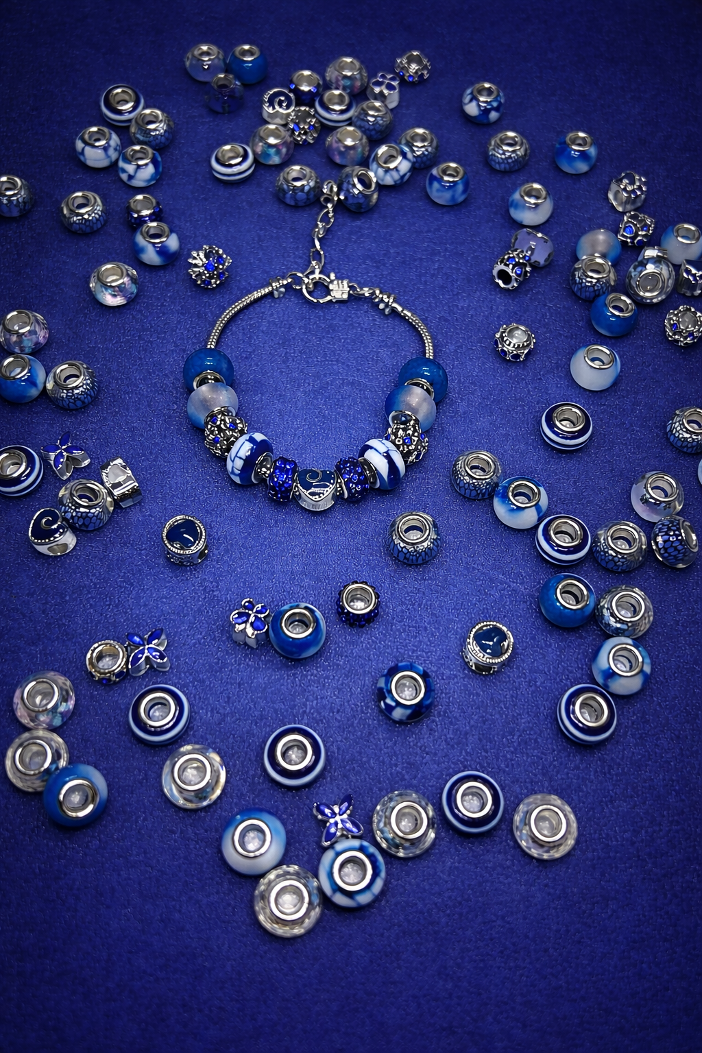 Midnight Devotion Crystal Bracelet
