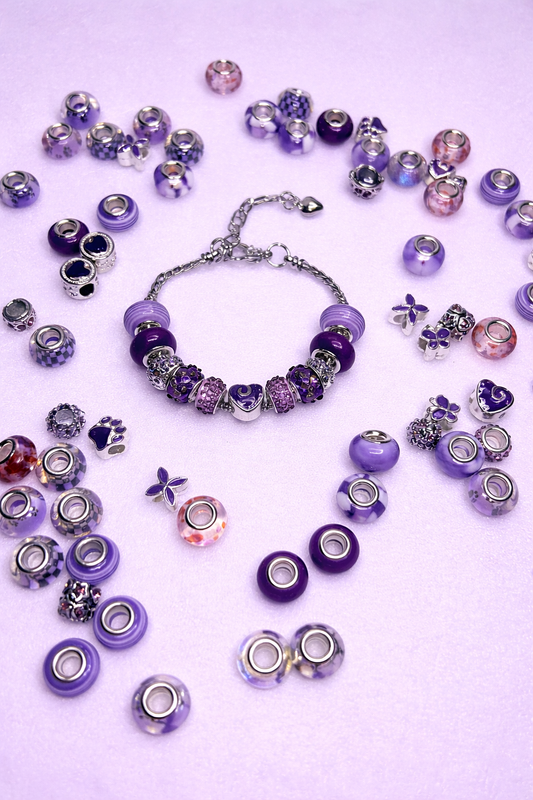 Lavender Promise Crystal Bracelet