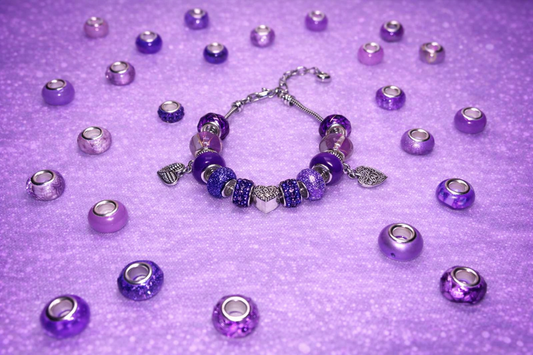 Violet Majesty Crystal Bracelet