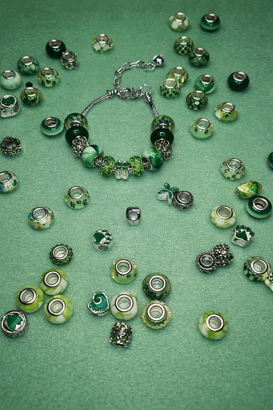 Emerald Flutter Crystal Bracelet