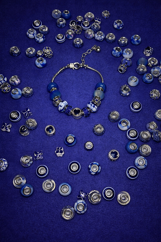 Sapphire Devotion Crystal Bracelet