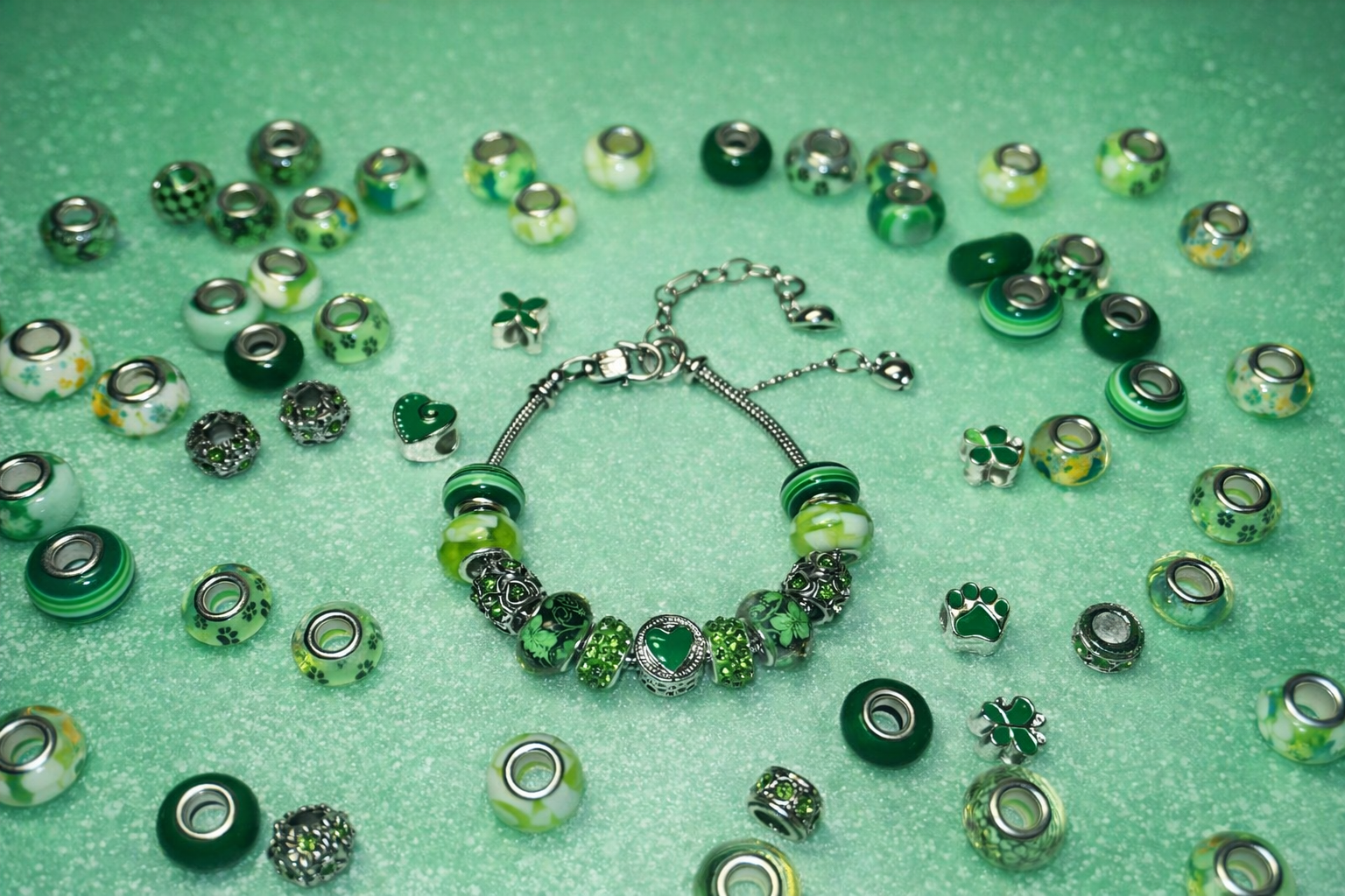 Emerald Serenity Gemstone Bracelet
