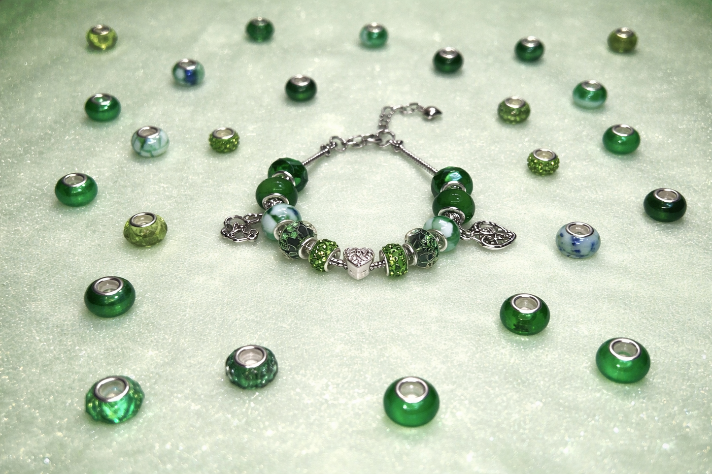 Emerald Grace Crystal Bracelet