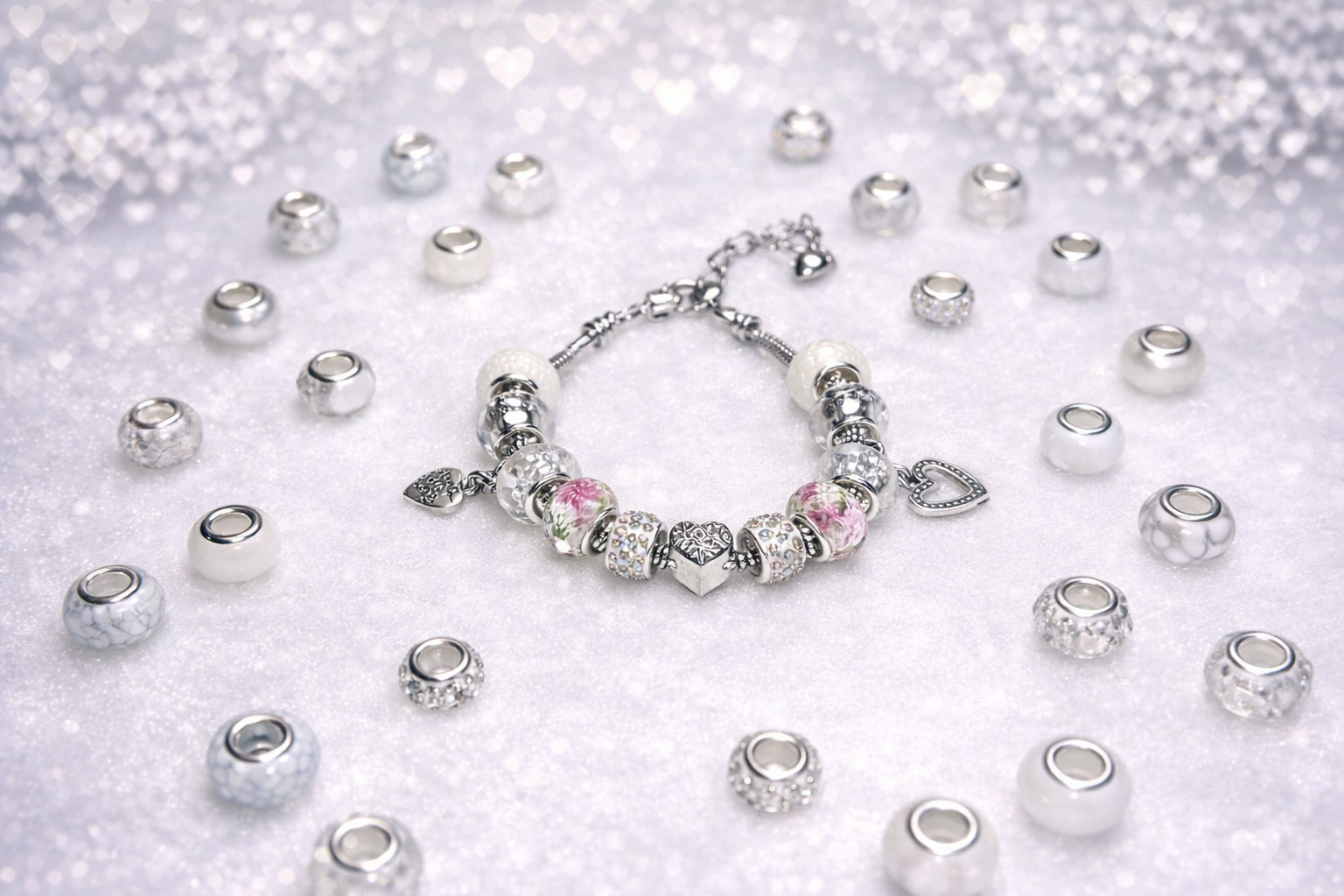 Blush Serenity Crystal Bracelet